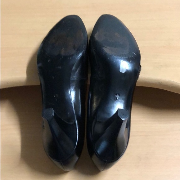 Bally Suisse Pumps Black Leather Suede 6.5 - Picture 12 of 16